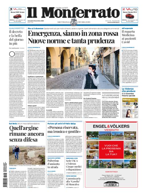 Il Monferrato - Edizione 83 del 06/11/2020